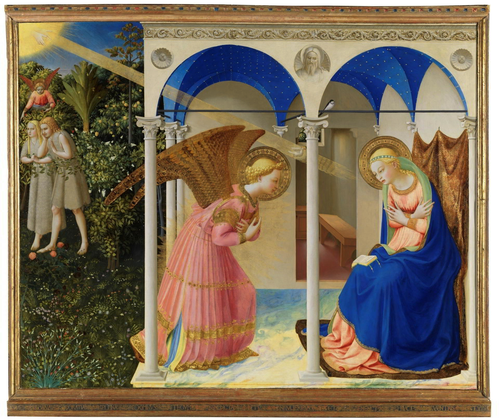 La anunciación de Fra Angelico (prueba)