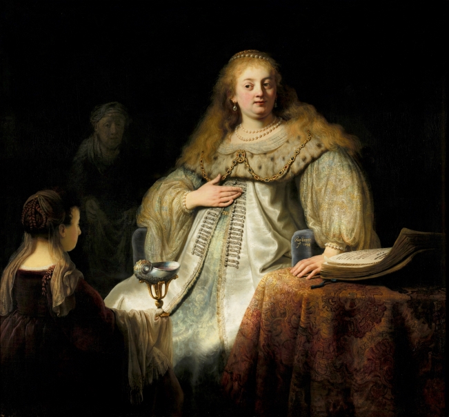 Judit en el banquete de Holofernes – rembrandt harmensz. van rijn