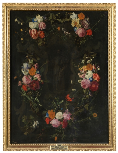 Saint Francis Xavier in a Garland