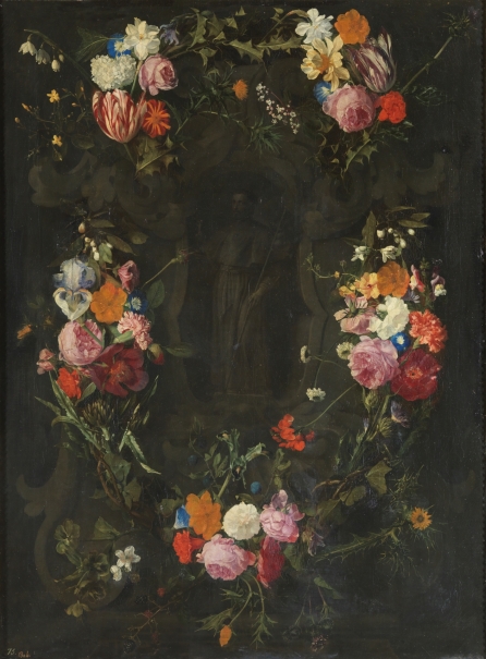 Saint Francis Xavier in a Garland