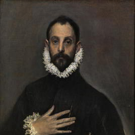 El caballero de la mano en el pecho