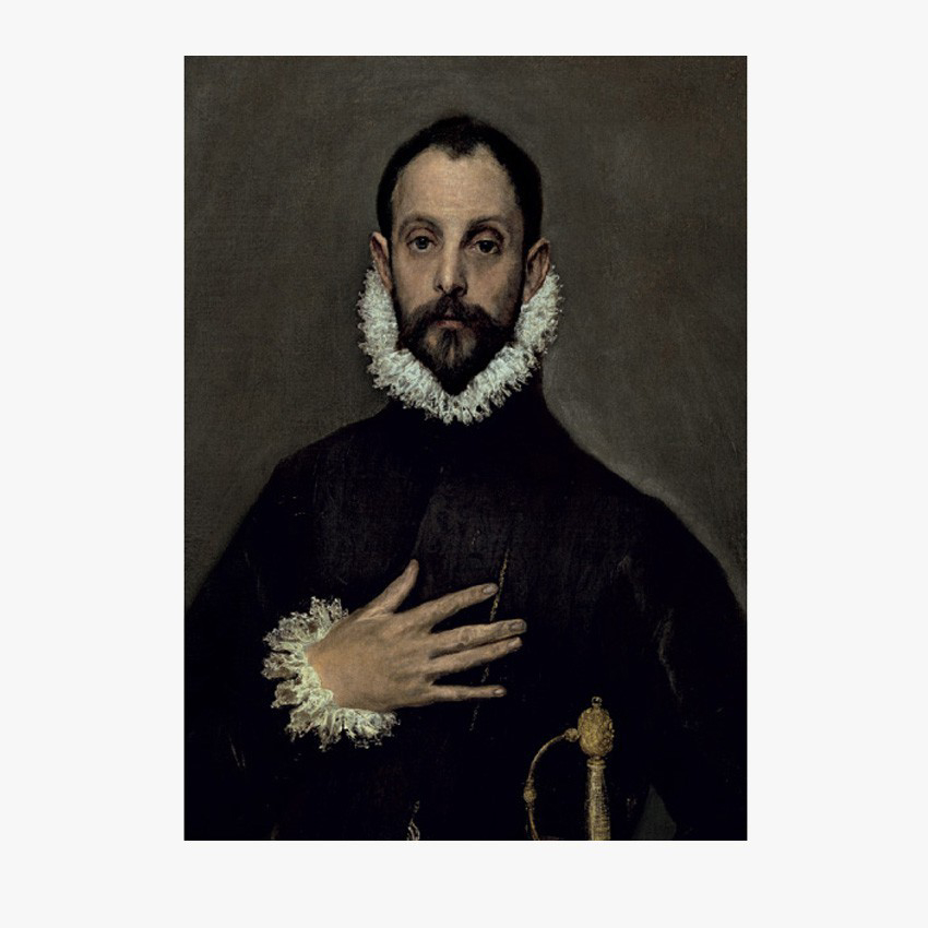 "The Nobleman with his Hand on his Chest" notebook