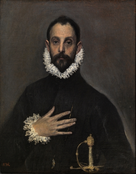 El caballero de la mano en el pecho – el greco