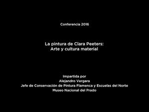 Conferencia: La pintura de Clara Peeters. Arte y cultura material