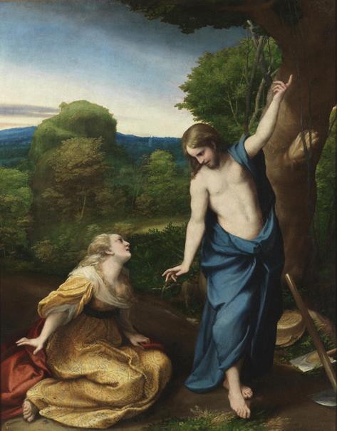 Noli me tangere (reproducción con la técnica de Didú)
