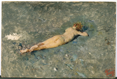 Desnudo en la playa de Portici