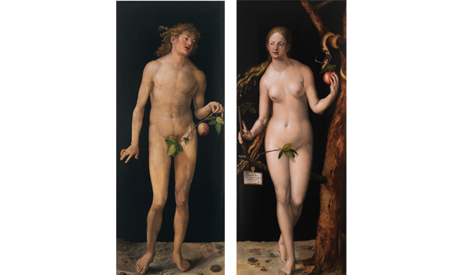 Adam and Eve by the painter Albrecht Dürer