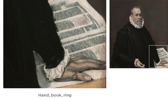 Hand, book, ring