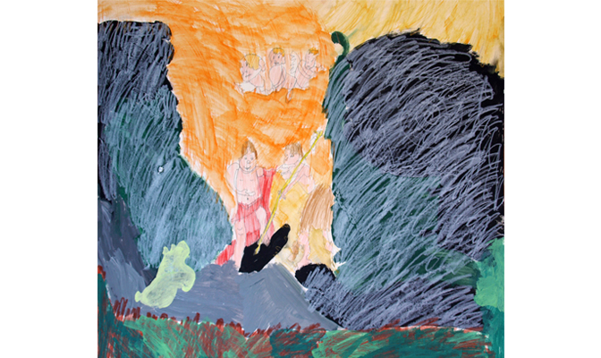 Children with a Shell