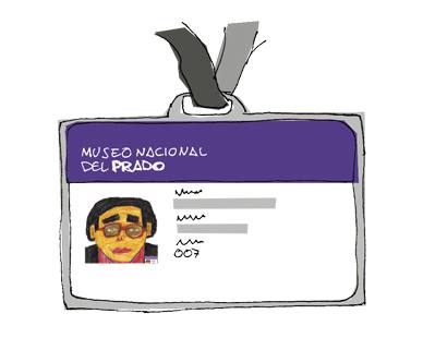 Purple identity card