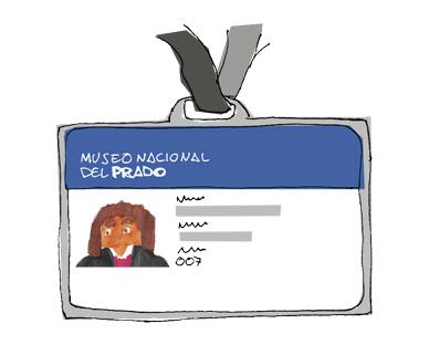 Blue identity card