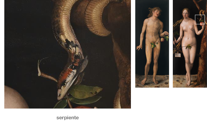 Serpiente en un árbol
