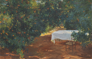Calle de naranjos, Alcira de Sorolla