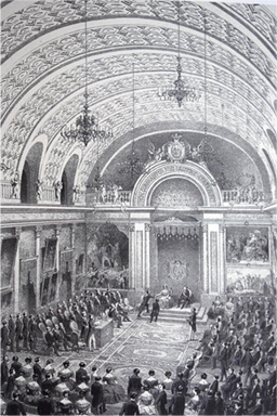 Distribución de premios de la Exposición de 1856